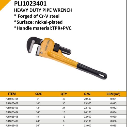 HEAVY DUTY PIPE WRENCH