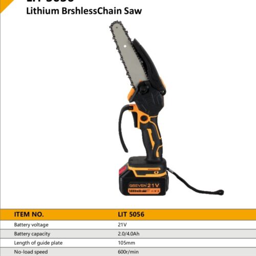 Lithium BrshlessChain Saw