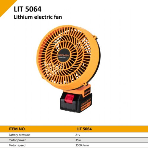 Lithium electric fan